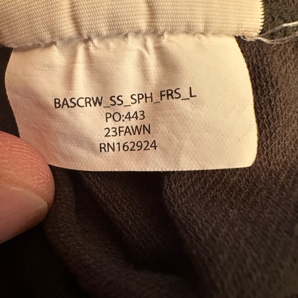 BYLT Premium Basics Drop Cut Short Sleeve Crew Tee Forest Green Men’s Size L - Picture 6 of 9